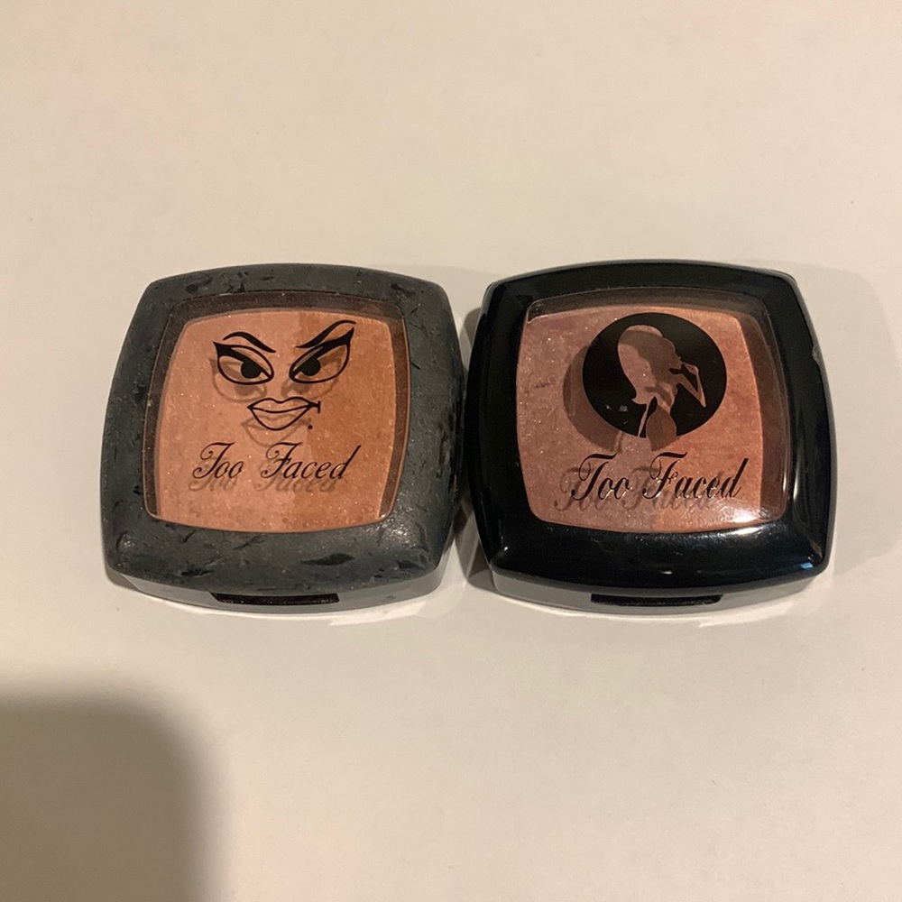 Vintage Too Faced Flushed Blush in Oye Vey and Lust to Love.